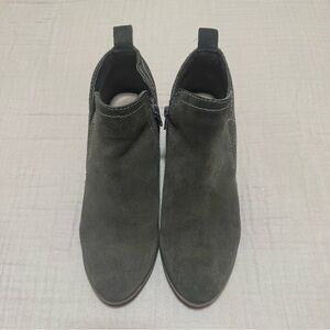 Diba Women’s Suede Ankle Boots - Moss Green